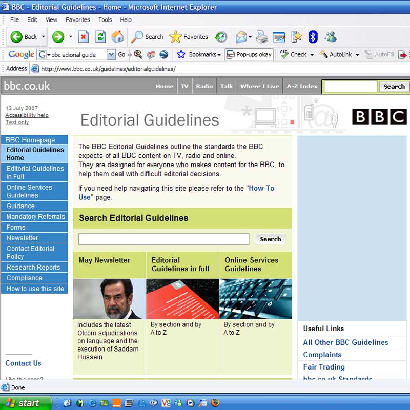 Editorial Guidelines